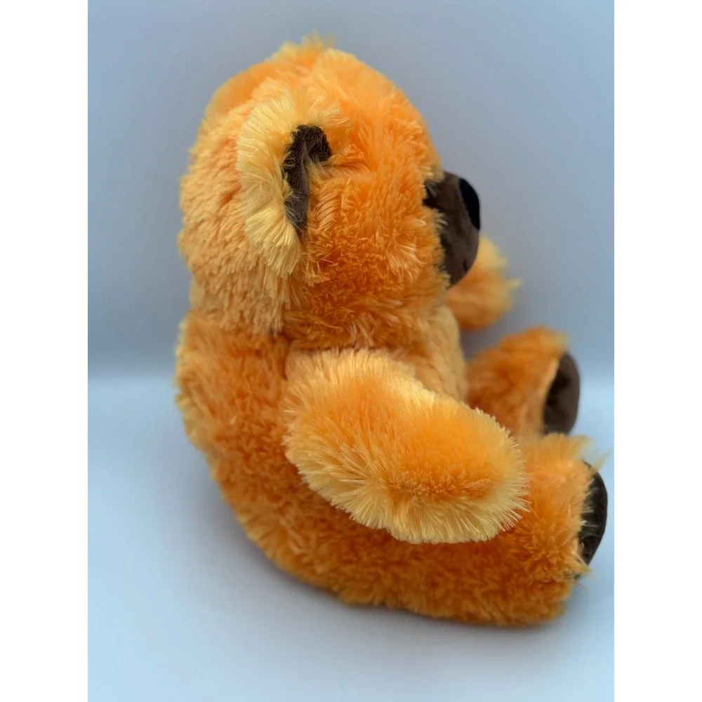 Sugar Loaf Orange Teddy Bear Plush Toy Stuffed Animal Soft Fluffy Vintage Cute!‎